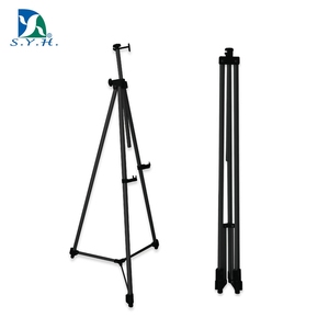 Trípode de Aluminio Negro SYH para Pintura, Telescópico, Ligero y Portátil, de Metal, para Pizarras Blancas y Tableros de Exhibición - Product Image 2