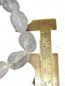 Crystal <b>bracelet</b> Clear Crystal quartz Tumbled <b>Bracelet</b> <b>Beads</b> 8mm Stone Crystal Gemstone Fashion Jewelry <b>Men</b> and - Product Image 4