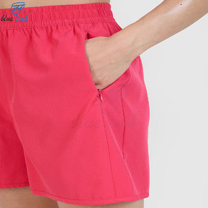 Custom Plus Size Women's 2-Piece Gym Fitness Set Quick Dry Crop Top & Running Shorts with Front Logo for Yoga Workout Activewear - Product Image 6