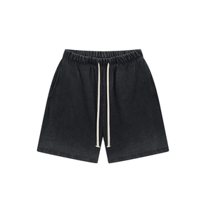 Shorts Urban Acid Washed para Hombre, Estilo Casual, Deportivos, de Algodón Desgastado, Moda Urbana, Venta al Por Mayor - Product Image 4