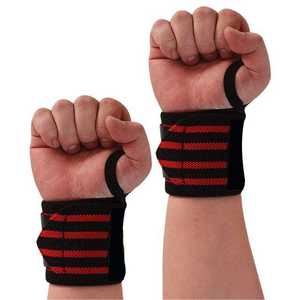 Sangles de poignet rembourrées personnalisées pour la musculation, bandes de maintien pour l'entraînement en salle de sport pour hommes, prix de gros, prix abordable - Product Image 6