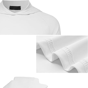 เสื้อฮู้ดตกปลาผู้ชายสั่งทำขายส่ง แขนยาว มีฮู้ด ป้องกันแสงแดด UPF 50+ กันน้ำ แห้งเร็ว ระบายอากาศได้ดี - Product Image 3