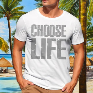 T-shirt Homme 100% Coton en Gros, Fabrication Personnalisée en Usine, 3D, 200 Grammes, Grandes Lettres, Style Formel, Design Personnalisé, Strass Diamant - Product Image 2