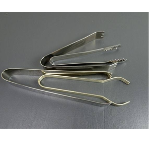Pinzas para Cubitos de Hielo de Acero Inoxidable, Utensilios de Cocina, Pinzas para Ensaladas, Pinzas para Alimentos - Product Image 1