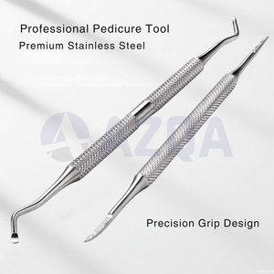 Herramienta Profesional de Acero Inoxidable de Doble Cara para Levantar y Limpiar Uñas Encarnadas, para el Cuidado de los Pies y Podología - Product Image 3