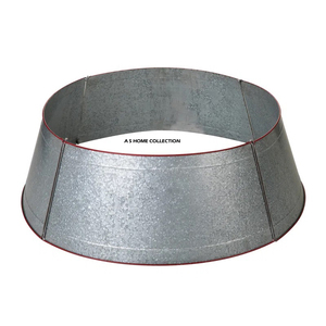 New Style <b>Tree</b> Collar Home Garden Decoration Metal Iron Galvanized Metal <b>Tree</b> Collar Blank Sublimation Christmas Decor - Product Image 1