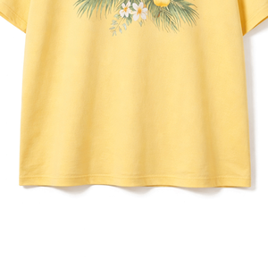 T-shirt personnalisé pour homme, 100% coton, qualité luxe, col rond côtelé, épaules tombantes, streetwear, t-shirt oversize pour homme - Product Image 4