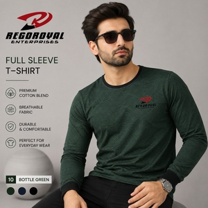 Trendy classic design soft texture versatile comfort for everyday styling <b>Men</b> Full Sleeves <b>T</b>-<b>Shirt</b> comfortable everyday <b>Men</b> Full - Product Image 1