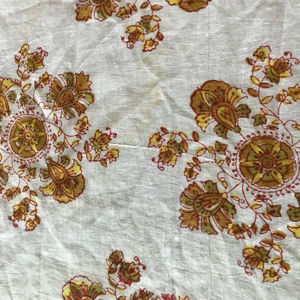 Tela de Algodón Estampada a Mano al por Mayor |   Textil Buta Floral Tradicional Indio - Product Image 1