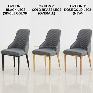 Silla de Cuero Francesa Moderna, Ajustable y Plegable, de Cuero/Metal/Madera/PU, Color Personalizado, Minimalista, Tradicional, para Salón de Belleza - Product Image 3