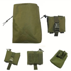 Sac de ceinture tactique pliable MOLLE en nylon avec cordon de serrage pour la chasse et le camping - Product Image 5