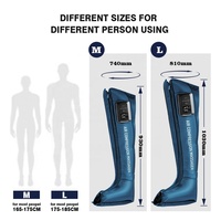 Prix d'usine Oem Masseur de jambes sans fil à 8 chambres Pompe de récupération Masseur de jambes Bottes de compression Massage par air Pressothérapie