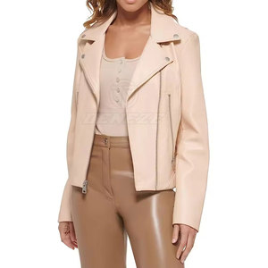 Veste en cuir pour femme au design tendance à prix raisonnable, qualité supérieure, respirante, best-seller - Product Image 5