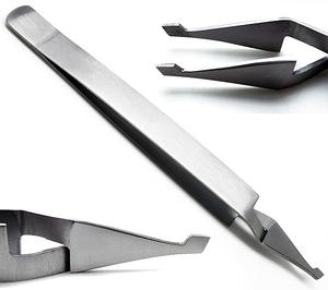 Pinzas Manuales de Ortodoncia Dental de Acero Inoxidable, Herramienta Larga para Colocación y Despegue de Brackets, Certificación CE - Product Image 3