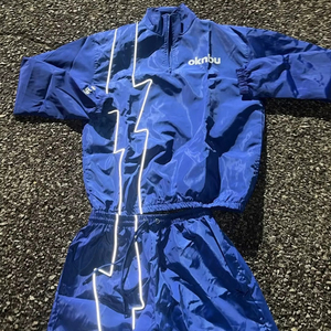 Custom Manufacturer Embroidered Men's <b>Sets</b> quarter Zip up Polyester Nylon Two Piece Windbreaker Short <b>Set</b> Men Suits Tracks - Product Image 1