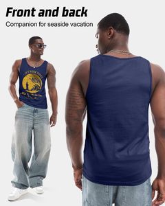 เสื้อกล้ามกีฬาผู้ชายลายกราฟิก ผ้าฝ้าย ไม่มีแขน ผลิตโดยผู้ผลิต OEM - Product Image 2