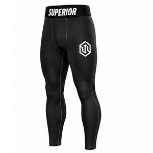 Pantalones de hombre diseñados con tela elástica y paneles de soporte muscular para un confort superior durante el entrenamiento. - Product Image 5