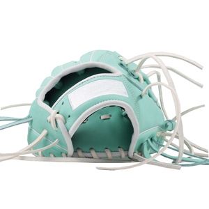 Mint Green Baseball Glove With <b>White</b> <b>Laces</b> Durable Design For Players - Product Image 6