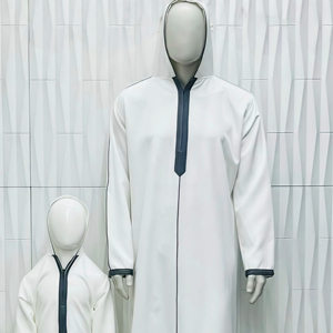 Vente flash : Kandora arabe traditionnelle avec tissu respirant de qualité supérieure, manches longues, vêtements islamiques pour la prière, occasions Ramadan et Eid - Product Image 5