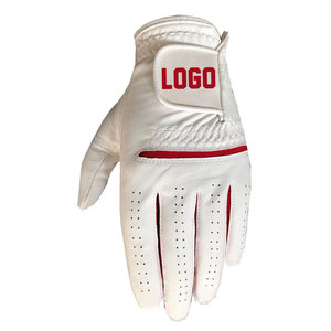 Gants de golf en peau de mouton pour hommes, antidérapants, avec particules, pour la main gauche, design à doigts séparés, en cuir durable Cabretta et PU - Product Image 2