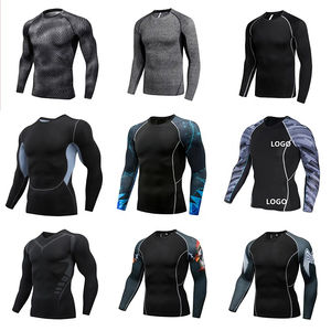 <b>Top</b> Quality OEM Unisex Rashguards <b>Long</b> <b>Sleeves</b> BJJ MMA Compression Shirts Rash Guards Custom for BJJ Rash Guard MMA <b>Workout</b> Gym - Product Image 2
