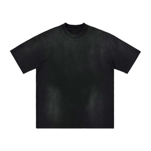 Men Black Basic O Neck Short Sleeve <b>T</b> <b>Shirt</b> Regular Fit Casual Solid Color Cotton Jersey Knitted Blank Design men black <b>t</b> <b>shirt</b> - Product Image 1