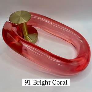 Chaîne décorative en acrylique, ornements suspendus colorés en résine plastique pour lustre, luminaire, séparateur de pièce, rideau - Product Image 4