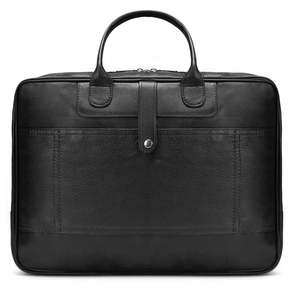 Top Quality Genuine Leather Executive Laptop Briefcase with Secure Lock Closure & Professional Business Design - Product Image 2