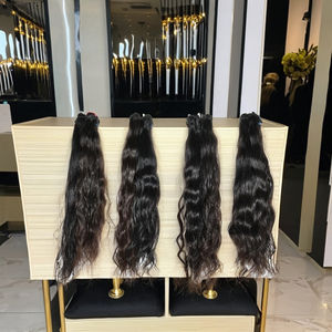 Cheveux brésiliens naturels non traités Fournisseur de gros Deep Wave Wavy Bundles Temple No Chemical Processing Hair - Product Image 3