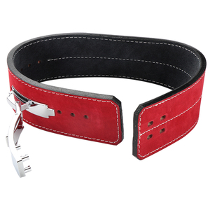 Cinturón de Levantamiento de Pesas Unisex Ajustable de Cuero Vacuno Resistente Antideslizante para Gimnasio, Entrenamiento, Levantamiento de Pesas, con Logotipo Personalizado, 15 lb - Product Image 3