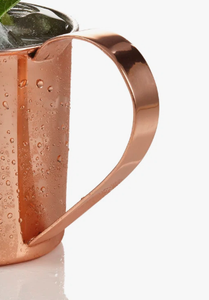 Taza de Cobre de 16oz con Asa, Martillada, para Moscow Mule, Cerveza o Cócteles, Soluciones de Marca para Destilerías, Fabricante, 100% Cobre - Product Image 6