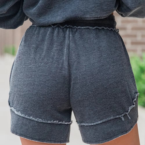 Conjunto de Sudadera Corta con Cierre de Cremallera y Pantalones Cortos para Mujer, Hecho a Medida Según las Demandas del Cliente, Conjunto de Sudadera Más Vendido - Product Image 5