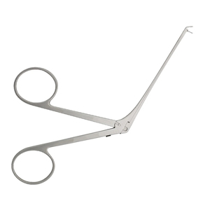 Pinzas de Alligator ENT Micro, con forma de copa, curvadas hacia arriba, 8 cm, de acero inoxidable, instrumento quirúrgico manual de alta calidad para otología - Product Image 5
