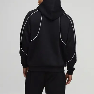 Chándal Deportivo para Hombre con Logotipo Personalizado OEM 2026, Diseño con Capucha y Ribetes para un Look Moderno y Elegante, Ropa Casual 2026 - Product Image 5