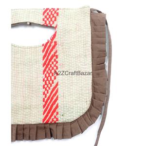 100% Cotton Bohemian Embroidery Designer Women Kantha Clutch Shoulder <b>Bag</b> Handmade Suzani Pattern Exhibition - Product Image 5