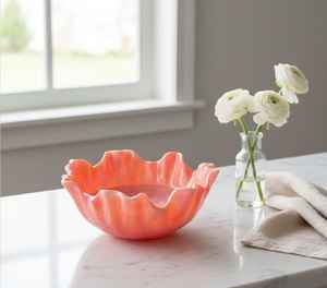 ชามขนมเรซิ่นทำมือ ชามผลไม้เรซิ่นทำมือแบบลึกพร้อมลายหิน - Product Image 4