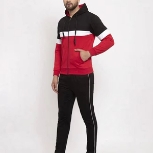 Chándal con Capucha para Hombre, Diseño Color Block, Corte Casual, Transpirable, para Otoño, con Bolsillos Laterales y Cierre de Cremallera - Product Image 5