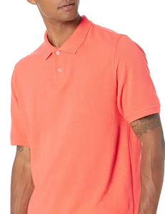 Chemises polo décontractées pour hommes, nouvelle collection, design tendance, logo personnalisé, couleur unie, respirantes, prix avantageux. - Product Image 4