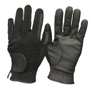 Horse Riding Gloves <b>Full</b> Finger PU Leather Anti <b>Slip</b> Touch Screen Outdoor Men Summer Breathable - Product Image 2