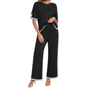 Survêtements pour femmes de haute qualité, respirants, en coton/polyester, 2 en 1, pour un usage décontracté et une personnalisation de la tenue de sport - Product Image 5