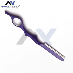 Rasoir droit en acier inoxydable personnalisé de haute qualité pour un rasage précis des cheveux et du visage et l'affinage des sourcils - Product Image 3