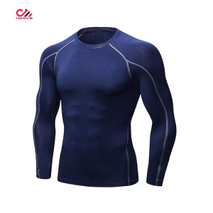 Conjunto de Traje de Compresión Ecológico para Hombre, Ligero y Transpirable, Ropa Deportiva de Manga Larga para Correr y Gimnasio, Pedido al por Mayor - Product Image 2