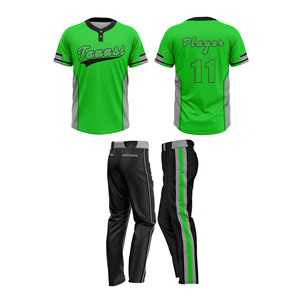 Ensemble de maillot et pantalon de baseball pour hommes, design personnalisé OEM, dernier modèle, tenue d'équipe pour jeunes hommes. - Product Image 2