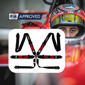 Cinturón de Seguridad FIA de 6 Puntos, Arnés de Poliéster con Costuras Reforzadas para Fabricantes OEM/ODM, Venta al Por Mayor - Product Image 3