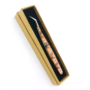 Pinzas de Volumen para Pestañas de 90 Grados, Personalizadas, de Alta Calidad, Antiestáticas, Duraderas, con Punta de Fibra, de Acero Inoxidable - Product Image 3