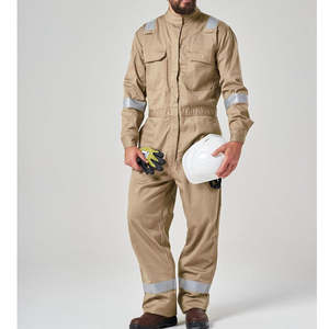 Mechanic Worker One Piece Work Clothes for Mining Cotton Adults Reflective Safety <b>Clothing</b> Reflective Strips Work Uniforms - Product Image 5