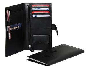 Cartera de viaje negra, venta al por mayor - Product Image 4