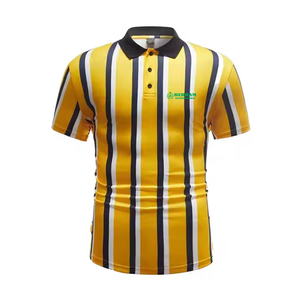 Polo homme tendance de qualité supérieure, coupe classique, respirant, à manches courtes, avec logo personnalisé – Nouvelle collection en promotion - Product Image 4