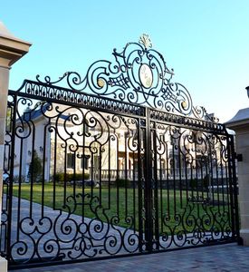 <span class=keywords><strong>Porte</strong></span> d'oscillation <span class=keywords><strong>intégrée</strong></span> de contrôle d'accès pour le mur de limite de maison pour l'application de villa - Product Image 4