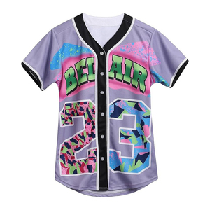 Maillots de baseball édition classique en tissu polyester Heritage avec toucher authentique et coutures renforcées - Product Image 1